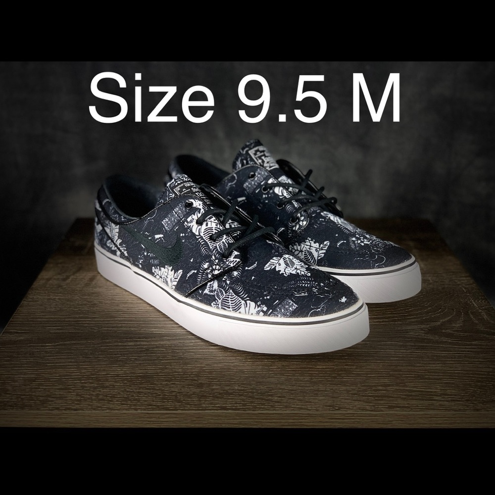 NEW Nike SB Stefan Janoski Black Floral Shoes
